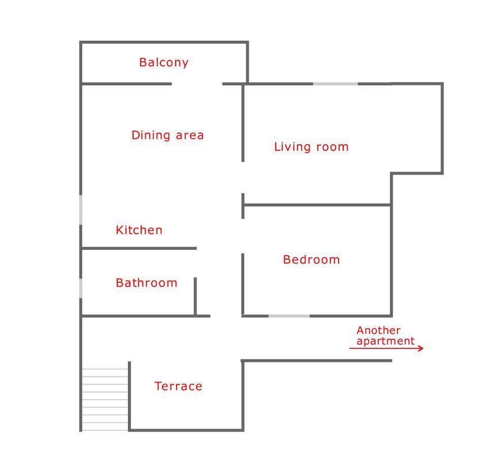 Apartments Mikelic Kampor Eksteriør billede